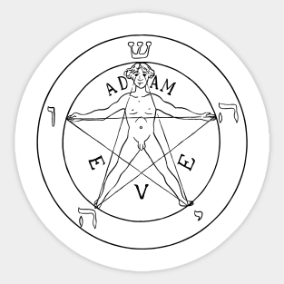 Pentagram Of Eden Sticker